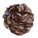 Bodylife Large Exfoliating Bath & Shower Body Puff/Scrunchie/Buffer Chocolate 95g