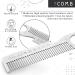 Buy Straight Razor Kit - Complete Men's Grooming Set with Beard Scissors Comb & 10 Extra Blades - Premium Polished Stainless Steel Straight Razors for a Perfect Shave - Buy Online on GoSupps.com
