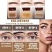 Easy Peel-Off Eyebrow Gel- Waterproof & Sweatproof Tattoo Eyebrow Gel Easy Peel Off for Women Long-Lasting Eye Brow Tinted Cream for All Skin Types (Brown) - Buy Online on GoSupps.com