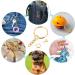 PAXCOO Keychain Rings for Crafts - 100Pcs Gold Split Key Rings, Jump Rings & Screw Eye Pins Kit for Resin Keychain Making - Buy Online on GoSupps.com
