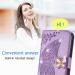 Monwutong Hzd Protective Cover for Xiaomi Redmi 12 - 3D Butterfly Pattern PU Leather Folding Stand Magnetic Cap & Card Compartments - Light Violet - Buy Online on GoSupps.com