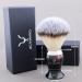 Jag Shaving Men's Synthetic Silvertip Shaving Brush - Ergonomic Red & Black Design for Ultimate Comfort - International Shipping Available - Buy Online on GoSupps.com