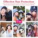 Pawaboo Pet Baseball Cap 2 Pack Medium Pink Sun Hats for Pets | Child Hat with Ear Holes & Adjustable Chin Straps | Outdoor Dog Caps for Sun Protection - Buy Online on GoSupps.com