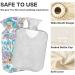 Shop Naanle Vintage Flower Hot Water Bottle | 1L Heat & Cold Therapy | Pain Relief for Bed Hands & Feet - Buy Online on GoSupps.com