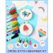 Pllieay Kids Cross Stitch Kit | 6 Patterns, 2 Hoops, 12 Skeins | Beginner Needlepoint Starter Set with Instructions - Buy Online on GoSupps.com
