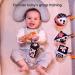 Tumama High Contrast Baby Toys - Black & White Plush Rattle Rings for Newborns & Toddlers | 4 Pack Stroller & Car Seat Hanging Toys (0-12 Months) - Buy Online on GoSupps.com