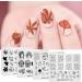 KADS Nail Stamp Plates Set - 20Pcs Leaves Flowers Animal Chinese Style Nail Art Stamping Templates - Buy Online on GoSupps.com
