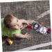 Ibasenice 4-Piece Fabric Book Set | Soft Black & White Learning Toys for Babies & Toddlers | Peach Skin Baby Books - Buy Online on GoSupps.com