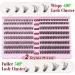 Individual Wispy Cluster Eyelash Extensions | Goddvenus Mixed Cluster Lashes - 2 Styles - Buy Online on GoSupps.com