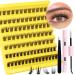 DIY Lash Extension Kit Cluster Lashes Kit Natural Look Lash Clusters Strong Hold Lash bond and Seal CC Curl False Eyelashes Tweezers by ALICE C19