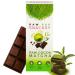 SNACKSY Snacksy Vegan Chocolate Raw Matcha Green Tea Powder Bar (1 x 40g Box) | Gluten-free dairy-free refined sugar-free and kosher cocoa with antioxidants | Treats or