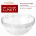 Clear Plastic Serving Bowls 150 Oz. 4 Pack - Round Disposable Bowls | Punch Bowl, Party, Chip & Candy Bowls | Large Salad Bowl Dish - Ideal for Salads, Parties, and Food Serving - Buy Online on GoSupps.com