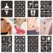 Sainyarh Henna Tattoo Stencils - 12 Sheets for Kids, Teens, and Adults | Airbrush Tattoo Stencils - Reusable and Easy to Use | Henna Tattoo Kit with 120 Unique Designs - Buy Online on GoSupps.com