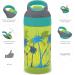 Zak Designs 16oz Kids Water Bottle with Straw and Carry Loop, Leak-Proof, Durable Plastic, 2 Pack, Multicolor - Buy Online on GoSupps.com