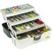 Plano Three-Tray Tackle Box Dark Green Metallic/Off White - Buy Online on GoSupps.com