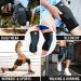 Mava Sports Knee Compression Sleeve Support for Men and Women - Medium | Ideal for Powerlifting, Weightlifting, Running, & Squats - Black & Blue | Provides Pain Relief | Gym Workout Companion - Buy Online on GoSupps.com