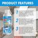 Marble Cleaner and Polish Stone Stain Remover Cleaner Granite Cleaner and Polish Marble Crystal-Plating Agent for Tile Granite Quartz Kitchen Cooktops - Buy Online on GoSupps.com