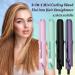 2-in-1 Dual Purpose Curling Wand & Straightener - Portable Travel Hair Styler for All Hair Types in Purple - Buy Online on GoSupps.com