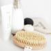 Belula 100% Vegan Dry Brushing Body Brush - Firm Brush for Cellulite, Lymphatic, and Exfoliation - Includes Free Konjac Sponge for Softer, Glowing Skin - Buy Online on GoSupps.com
