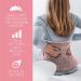 Rose Gold 12x24 Extra Large Electric Heating Pad - Back Pain & Cramps Relief - Moist Heat Therapy - 2-Hour Auto Shut-Off - Buy Online on GoSupps.com