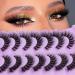 7 Pairs FANXITON 5D Natural Faux Mink Fluffy Cat Eye False Eyelashes - Wispy Curly Extensions - C-18MM-10 - Buy Online on GoSupps.com