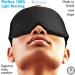 Sleep Mask - Light Blocking 3D Blackout Eye Masks for Women & Men | Soft Cooling Travel Eyemask - Perfect for Night & Eyelash Extensions - Buy Online on GoSupps.com