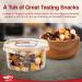 Tropgo Deluxe Mix 180gr - Mixed Nuts and Dried Fruits in a Resealable and Recyclable Nut Tub - Contains Fibre Protein and Essential Minerals - Wholesome Trail Mix - Healthy Snacks for All Ages - Buy Online on GoSupps.com