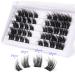 ALICE C2 Cluster Lashes: Wispy 3D Flat DIY Faux Mink Lash Clusters - Individual False Eyelashes Pack - Buy Online on GoSupps.com