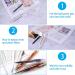 3 Pieces Pen Shape Resin Mold Set with 75 Ballpoint Refill Pens - DIY Epoxy Resin Crafts Kit (Assorted Color) - Buy Online on GoSupps.com