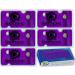 Soothing Wellness Essentials 5 Pack Essential Oils Opener Key Tool Set (Orchid Purple) - The Perfect Opener and Remover Accessory for Roller Balls and Caps on Most Bottles