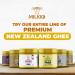 MILKIO Keto A2 Organic Ghee 8 Fl Oz - USDA Certified Grass Fed Clarified Butter, Paleo & Keto Friendly, Non-GMO, Gluten & Lactose Free - Buy Online on GoSupps.com