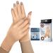 Doctor Developed Compression Gloves for Arthritis & Doctor Written Handbook/Fingerless Arthritis Gloves for Women & Men Hand Support for Arthritis Pain Relief & Carpal Tunnel (Nude L) Nude (Open Fingertips) L