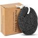 Natural Pumice Stone for Feet, Foot Scrubber Dead Skin Callus Remover Exfoliator Tool for Feet and Hands, Pedicure Foot File Hard Skin Remover 1Pcs Black