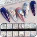 Nail Art Glitter Flake Nail Art Foil Flake Shining Holographic 12 Grids Nail Glitter Flake for Summer Nail Art Decoration Nail Glitter Flakes111 - Buy Online on GoSupps.com