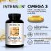 Intenson Omega 3 XT - 1000mg with 750mg EPA & DHA per capsule - 120 Soft Omega 3 High Concentration Fish Oil Capsules - 4 Month Supply - Buy Online on GoSupps.com