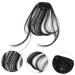 minkissy Piece French Bangs Clip Flat Neat Air Bangs Clip in Bangs Fake Hair Clip in Hair Extensions Hair Wispy Bangs Curtain Bangs Clip in De Natural Hair Bun Gradient Woman Extension Cord medium Natural Color - Buy Online on GoSupps.com
