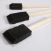 Conda 50 Pack Foam Brush Set - Assorted Sizes, Wood Handle Paint Brushes for Acrylics, Stains, Varnishes, Crafts - Lightweight and Durable - Buy Online on GoSupps.com