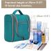 Travel Hanging Toiletry Wash Bag Makeup Cosmetic Organizer - Teal (Medium) | Women, Girls, Kids - Buy Online on GoSupps.com