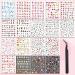 18 Sheets Nail Stickers for Nail Art Nail Decals Nail Wraps for Women Kids Girls Self-Adhesive Nail Sticker Decoration Nail File Nail Wipes Cuticle Stick S002-s004 18 Sheets - Buy Online on GoSupps.com