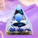 Crystal Pyramid Zodiac Aquarius Orgone Pyramid Healing Crystal Postive Energy Crystal Healing for Yoga Meditation Stress Reduce(Aquarius B)