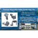 JSP Manufacturing Black Plastic Pontoon Boat Square Rail Fender Adjuster Clip 4 Pack - Buy Online on GoSupps.com