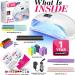 OVLUX 178W Professional UV LED Nail Lamp for Gel Polish - Nail Dryer with 42 LEDs and 4 Timer Settings - Buy Online on GoSupps.com