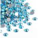 Beadsland 1440 Pieces Aquamarine Flat Back Rhinestones - SS6 Nail Crystals for Stunning Nail Art - Buy Online on GoSupps.com