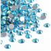 Beadsland 1440 Pcs Flat Back Rhinestones - Aquamarine Nail Crystals SS20 (4.6-4.8mm) for Stunning Nail Art - Buy Online on GoSupps.com