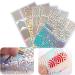 Dokpav 144 Pcs Nail Vinyl Stencils Set - 72 Unique Designs for Nail Art Decoration | DIY Nail Design Tools Decals - 24 Sheets - Buy Online on GoSupps.com