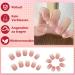 Oval Short French Press-On Nails | Mrcuvaryas Pink Gradient Soft Gel Nail Tips Full Cover - Buy Online on GoSupps.com