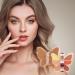 6 Colors Eyeshadow Palette | High Pigmented Matte Glitter Eye Makeup Long Lasting Waterproof | Waterproof Eye Makeup with Butterfly Shape Travel Size Lucky Koi Color - Buy Online on GoSupps.com