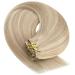 Youngsee Real Hair Extensions | 45cm Ash Blonde & Platinum Clip-Ins - 7PCs #18/613 - Buy Online on GoSupps.com