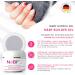 NAILSFACTORY N&BF UV building gel clear 30 ml highquality professional builder gel medium viscosity sculping gel for modeling gel nails professional nail gel acidfree and selfsmoothing - Buy Online on GoSupps.com
