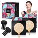 Mushroom head air cushion CC cream 2PC Beauty mushroom air cushion CC Cream Cushion Foundation Concealer Make Up For Face Neck BB Cream of Moisturizing Disappearing Uniform Skin tone (natural) 2x natural